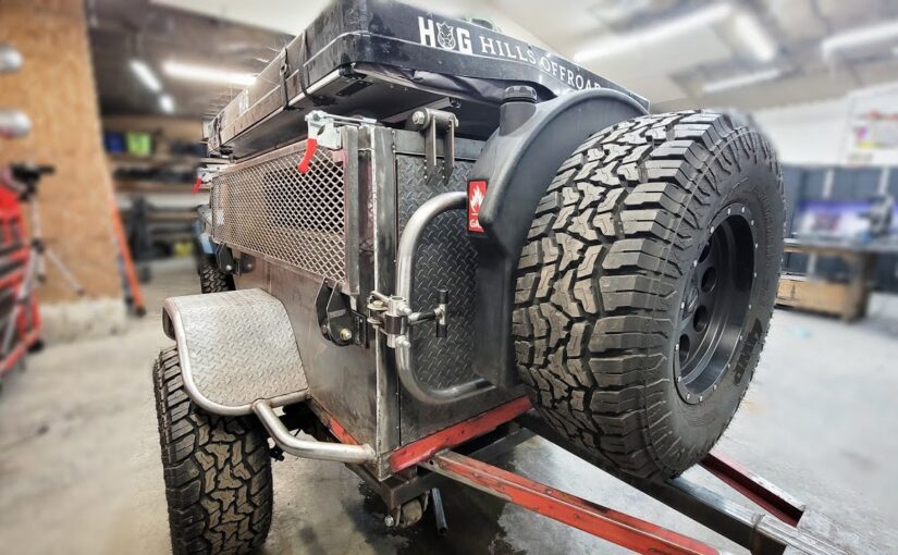 Spending Plan Harbor Freight Off-Road Trailer Build Part 6: Side Table, Tire Carrier, And More